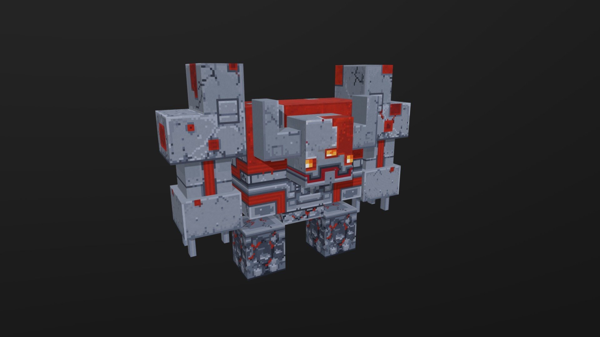 Redstone Monstrosity Download Free 3D model by Meterious [b162668