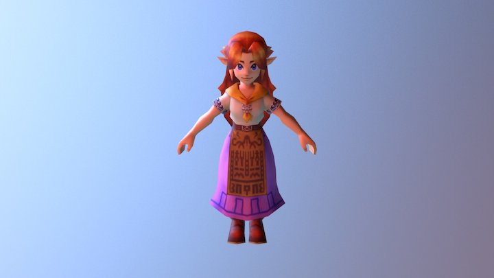 Adult Malon/Cremia - OoT3D/MM3D 3D Model