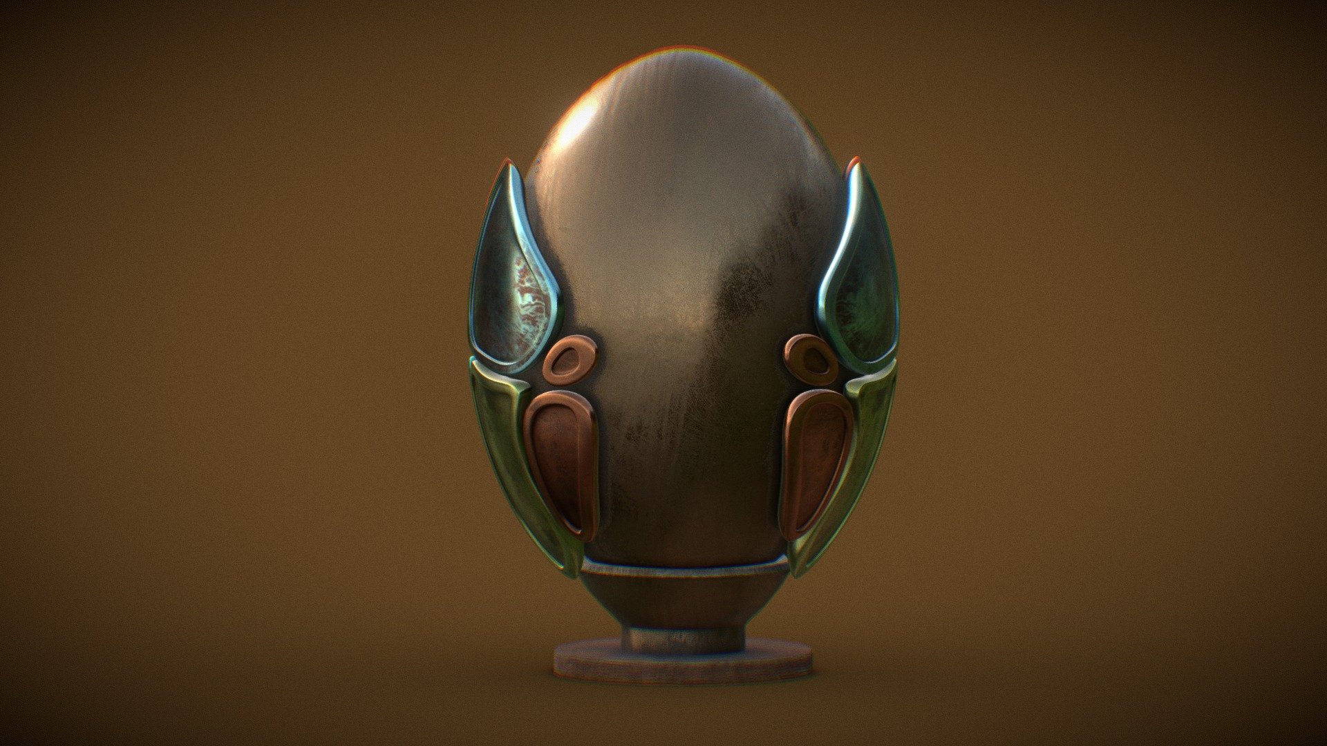 Egg totem 3D model by 3DWorkbench [b163224] Sketchfab