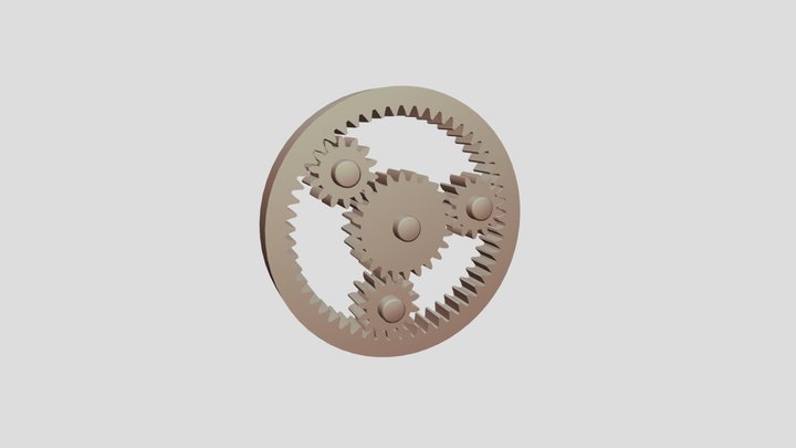 Planetengetriebe 3D Model