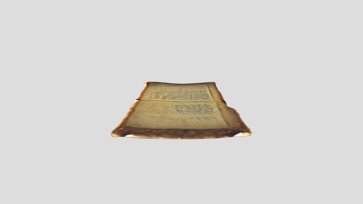 Old-parchment 3D Model