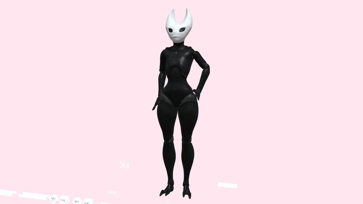 Insectoid Cute Hornet ~ Hollow Knight 3D Model