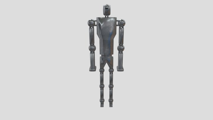 Robot Character - Intro to Character Modelling 3D Model