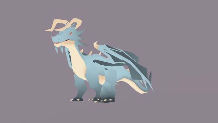 Adult Dragon 3D Model
