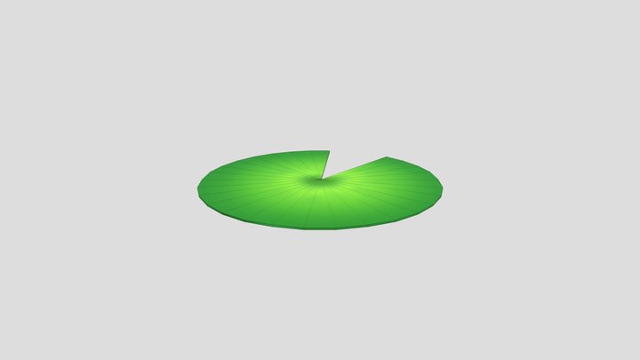 Lilypad finished 3D Model