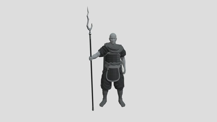 Binh viet 3D Model