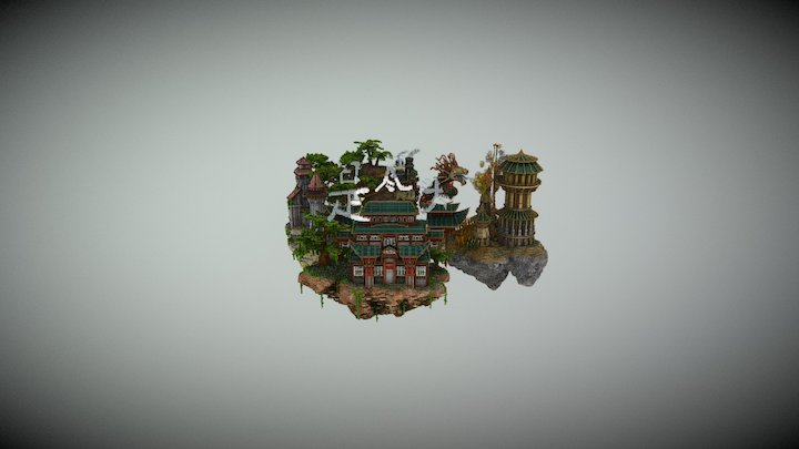 4 Portal Hub 3D Model