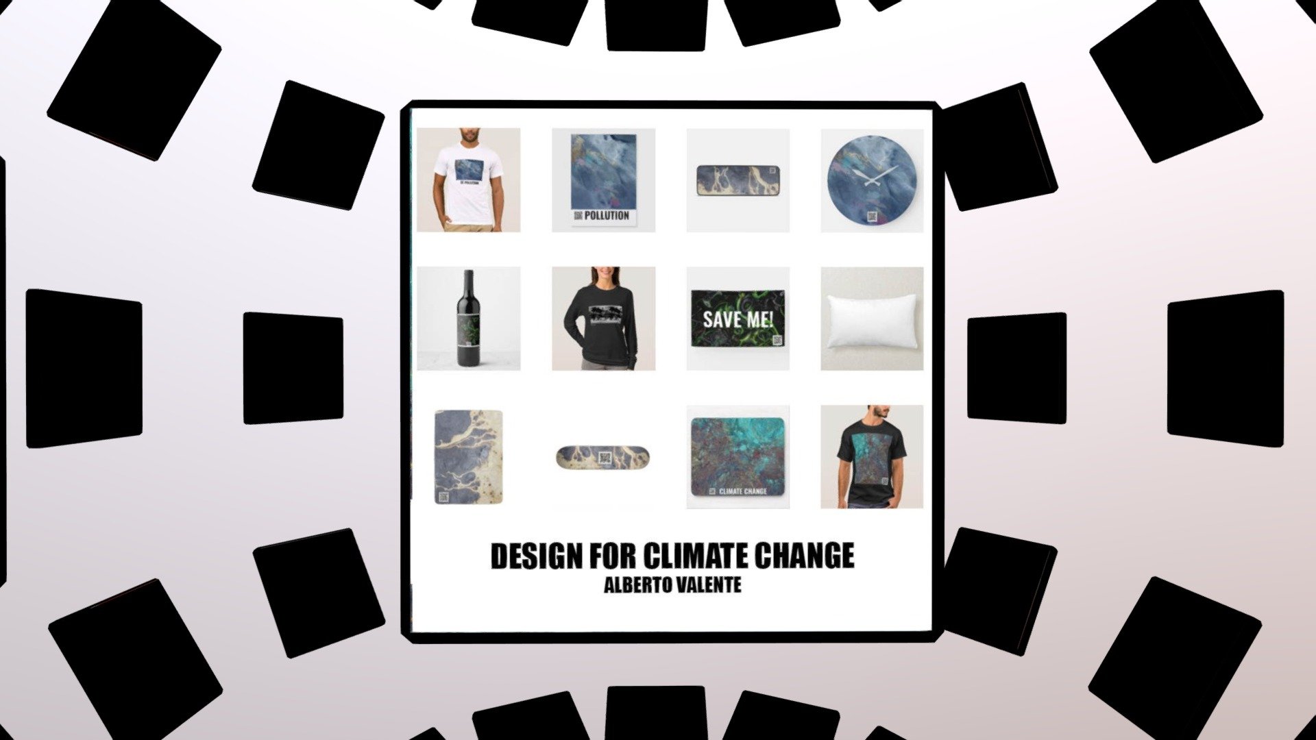 Climate change led, Zazzle Alberto Valente