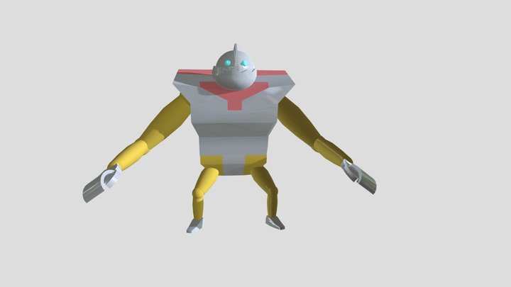 Character Clockwerk 3D Model