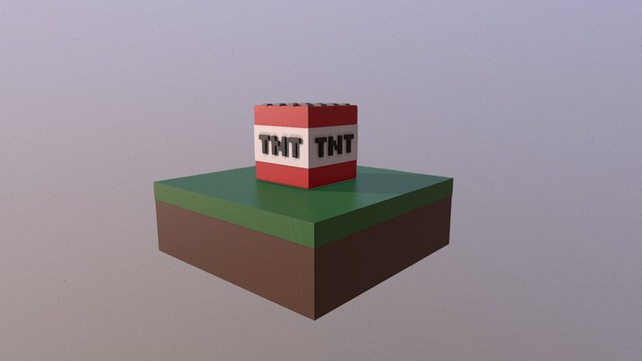 Minecraft TNT 3D Model