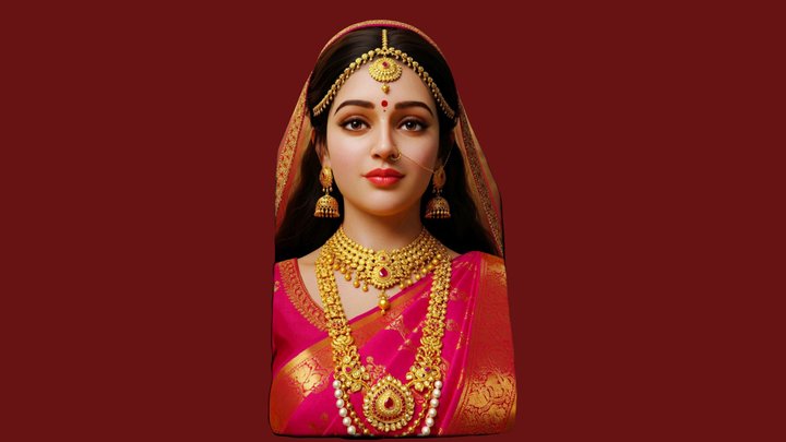 Indian Bride – Modello 3D gratuito STL