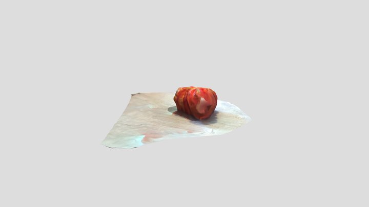 Ребристый томат 3D Model