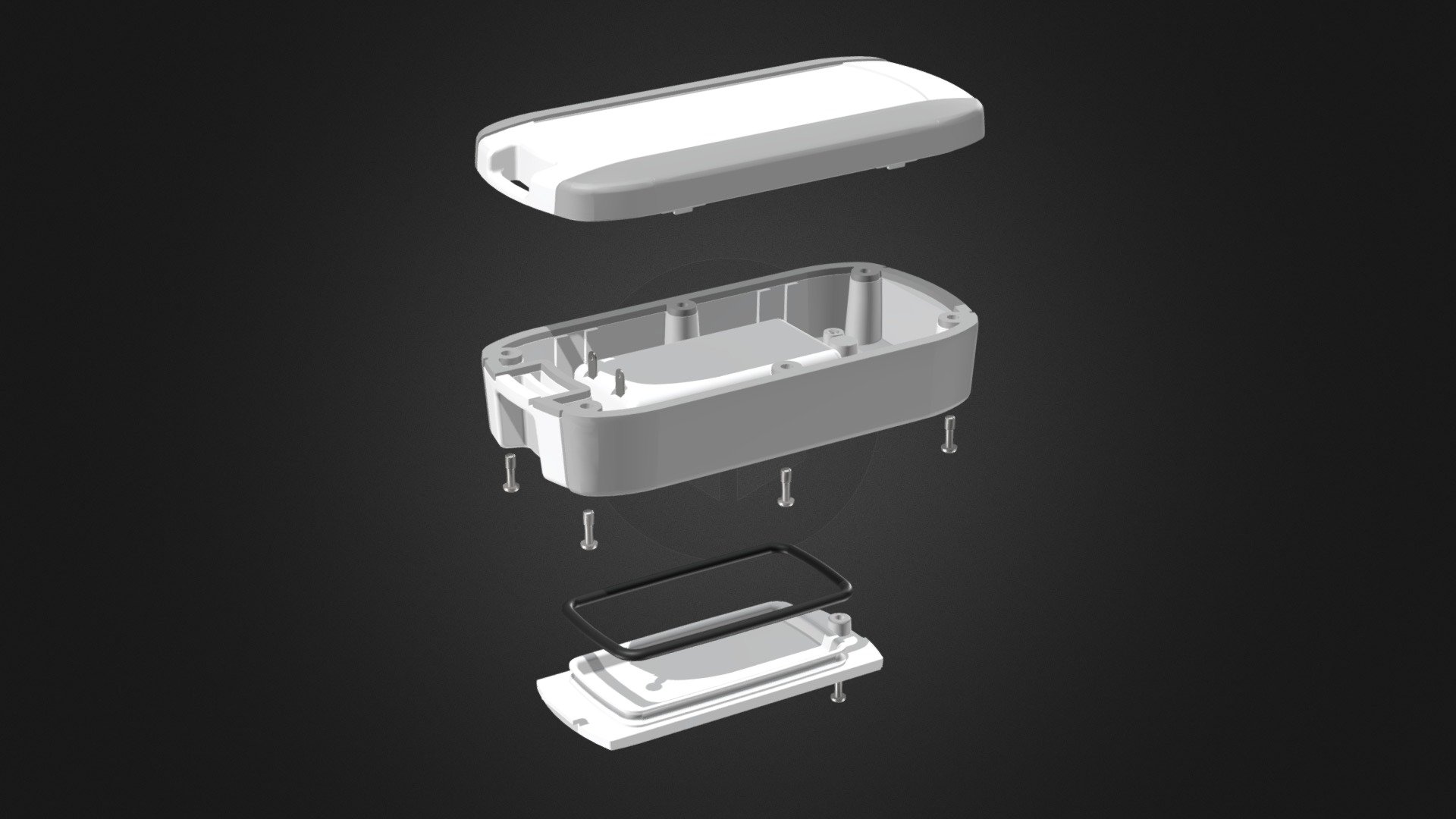 Exploded view - WC series (AAA battery type) - 3D model by takachitec5 ...
