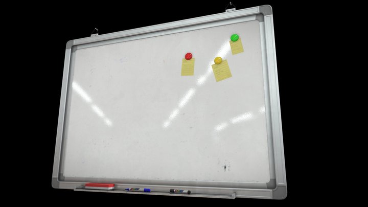 WhiteBoard 3D Model