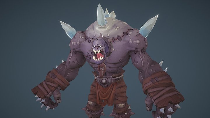 Ice Troll 3D Model