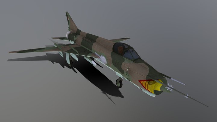Sukhoi Su-22M4P (Poland) – Free 3D Model STL