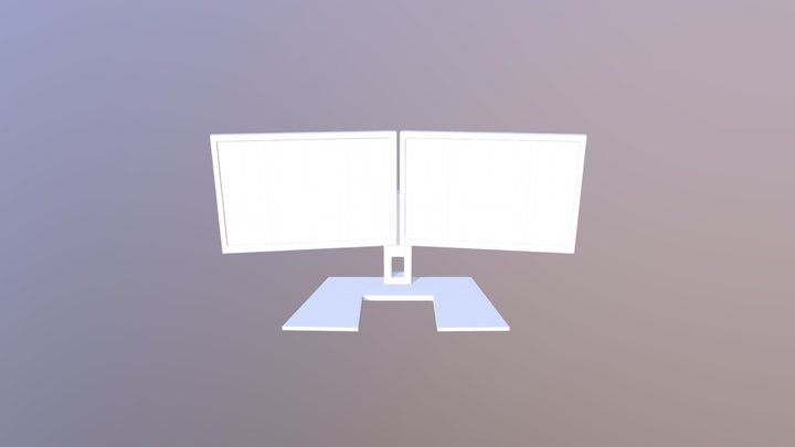 Computer Monitor High 3D Model