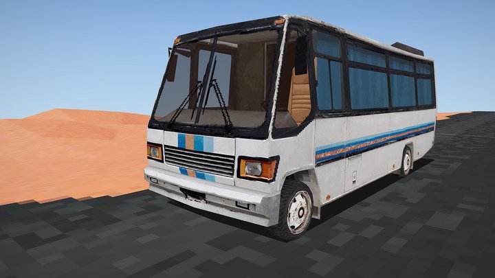 PSX Bus 3D Model