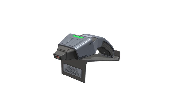 Boomerang Phaser - Star Trek - Printable model 3D Model