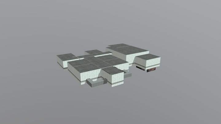 Fnaf 2 Map 3D Model