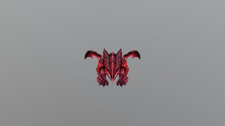 Elder Fire Dragon 3D Model