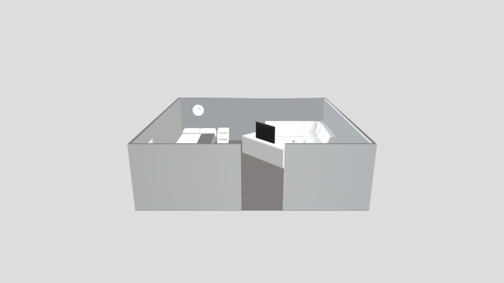 First Room Scene 3D Model