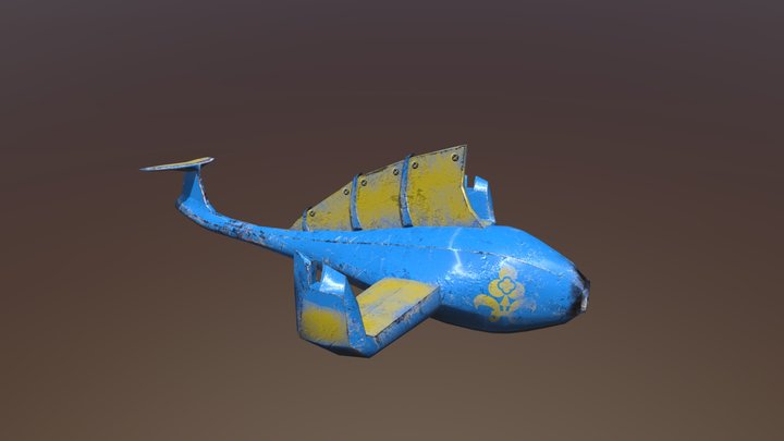 Destropia - Ship 1 3D Model