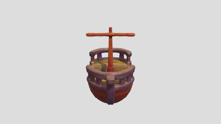 fnaf movie 2 kids cove ship 3D Model