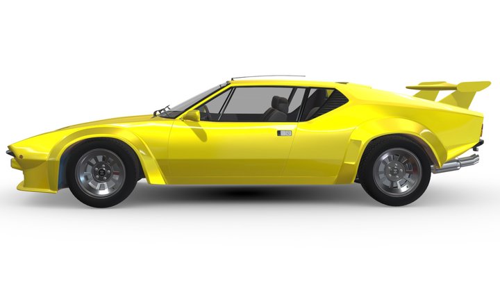 De Tomaso Pantera GT5-S - 1980-1989 3D Model