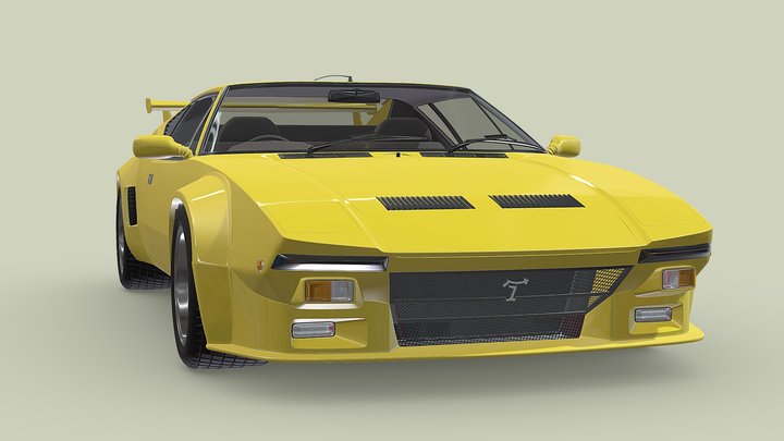 De Tomaso Pantera GT5-S - 1980-1989 3D Model