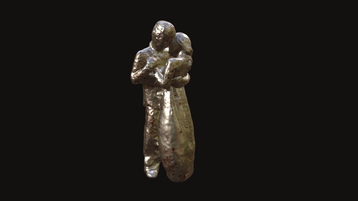 Lovers Metal Effect 3D Model