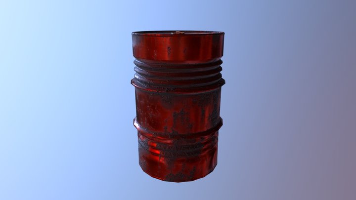 Barrel 3D Model