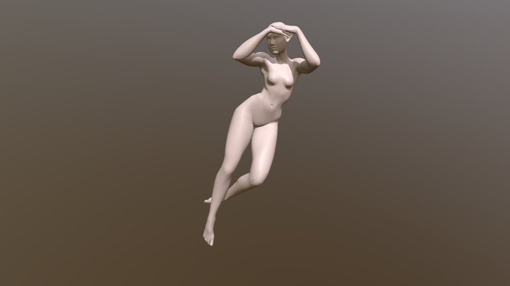 Snowdrop Fairy Posed Low 3D Model