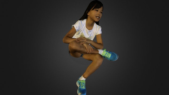 Julia Sentada 3D Model