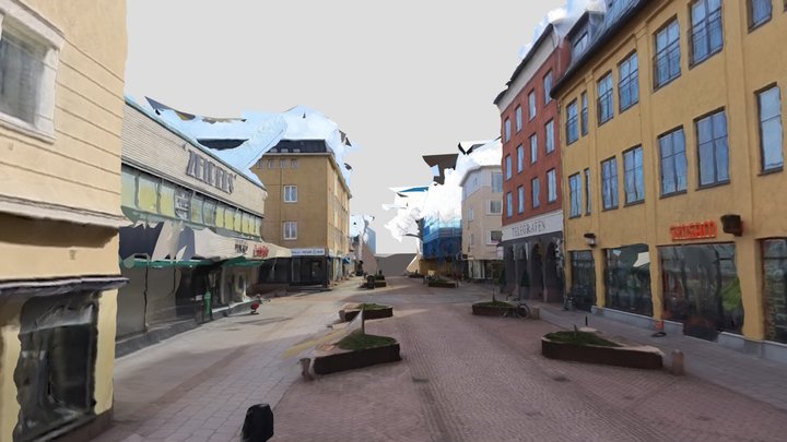 Mariehamns centrum 3D Model