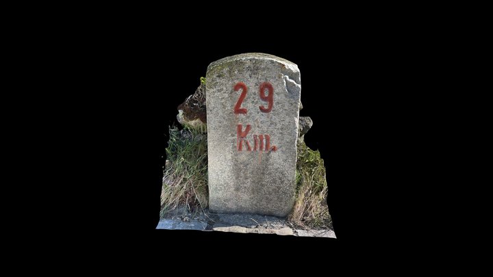 Milestone Wassen - Sustenpass Km 29 – Modelo 3D gratuito STL