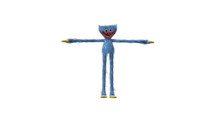 Huggy_Wuggy_JUMPSCARE_-_Poppy_Playtime_CH1 3D Model