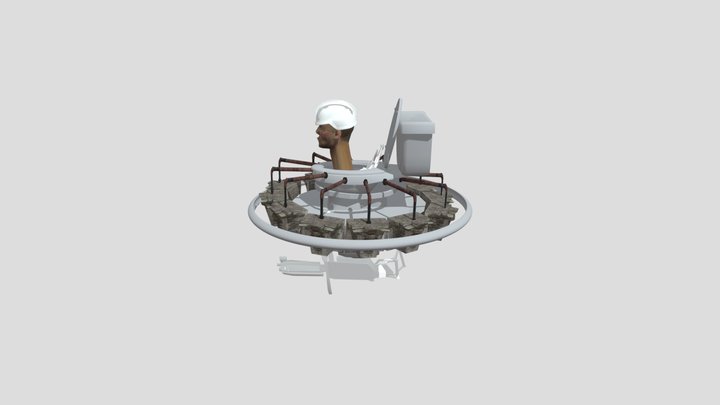 Ufo-skibidi-toilet 3D Model