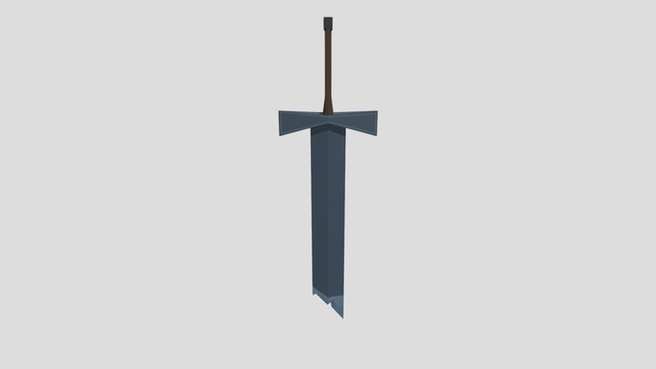 Shattered Sword Prop 3D Model