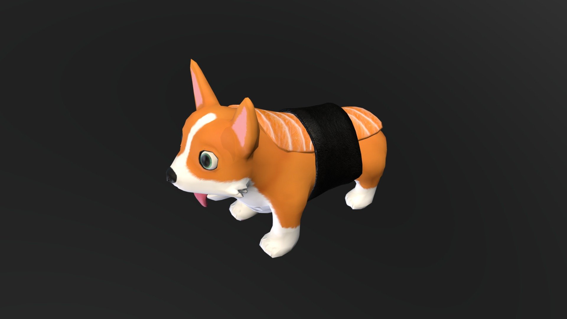 Corgi - Salmon Nigiri suit