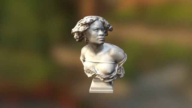 bust of female salve – Kostenloses 3D-Modell STL