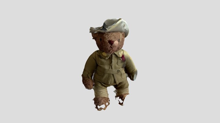 "Digs the Teddy" 3D Model