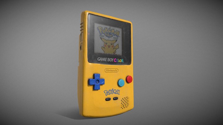 Gameboy color 3D Model