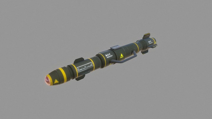 Advanced Missile 3D Model
