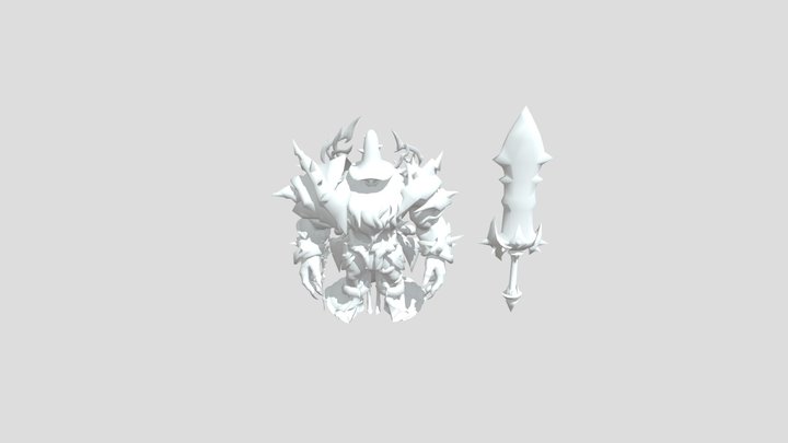 Hero_ Vexana_skin06_high_add (merge) 3D Model