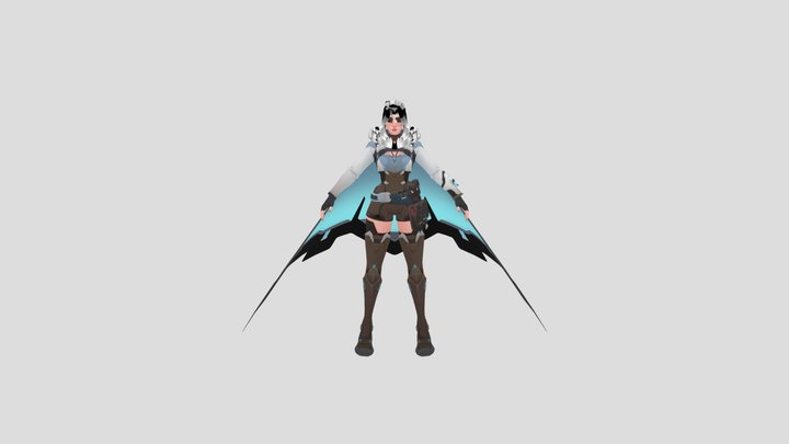 Overwatch 2 - Freya 3D Model