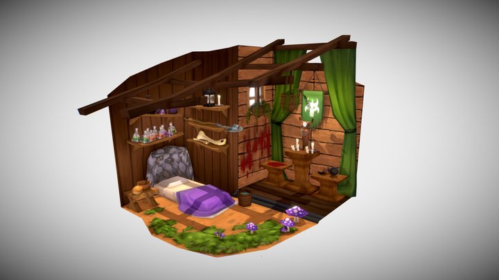 Gravedigger's Home 3D Model