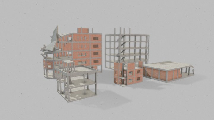 Construction Pack (Low Poly) 3D Model