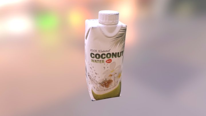 Coconut Water 3D Model