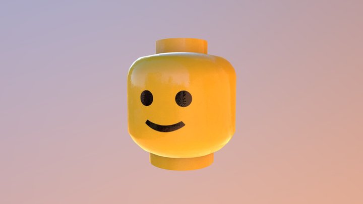 Lego Head 3D Model